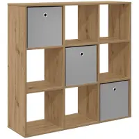 vidaXL Dressoir Artisan Eiken 102 x 31 x 99,5 cm