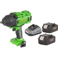Procraft PWA80bb accu-slagmoersleutel 20 V 1600 Nm 1/2" borstelloos + 2x accu 4,0 Ah + oplader