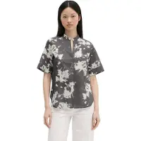 Marc O'Polo relaxed fit blouse met korte mouwen van puur katoen