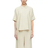 Comma Blouse lichtbeige