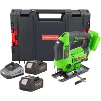 Procraft ST22 accu-decoupeerzaag 20 V 80 mm borstelloos + 2x accu 4,0 Ah + oplader + RHINO Toolcase
