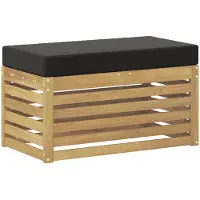 vidaXL Buitenstoel Bank Massief Acacia Hout Wit