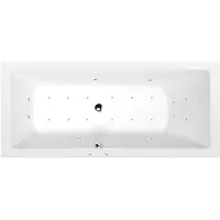 Polysan Mimoa Whirlpoolbad, 170x80x39cm, Active Hydro-Air, chroom