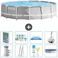 Intex Prism Frame Zwembad, rond - 427x107 cm - 7-delig, model S658