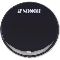 Sonor basDrum vel BD 26 4 MC, 26", Marching, zwart glatt, 1-ply - Marching bass drumvel