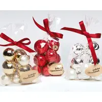 JEAN Products Kerstballenset Glas 24 stuks - Mini - 2.5-3.5cm - Rood