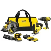 Stanley St V20 Kit Sfmck412mds 1x4.0ah 1x2.0ah Bag Elektrische Schroevendraaier