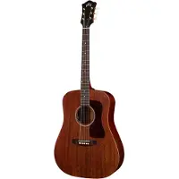 Guild D-20E Natural elektrisch-akoestische westerngitaar met koffer