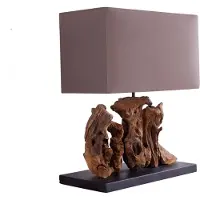 Invicta Tafellamp ARAGON drijfhoutbruin - 20694