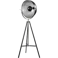 Invicta Vloerlamp BIG STUDIO 170cm zwart zilver - 36562