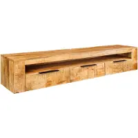 Riess TV-bord IRON CRAFT 160cm hangend mangohout naturel - 46809