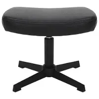 Invicta Kruk VOGUE 45 cm, draaibaar, kunstleer, zwart, met zwart metalen frame - 47719