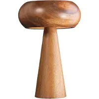 Invicta Tafellamp ALVA 40 cm, ijzer en acaciahout, naturel - 47027