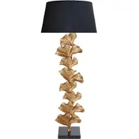 Invicta Staande lamp GINKGO 95 cm goudkleurig zonder kap - 41696