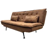 Invicta Slaapbank JAZZ 195 cm 3-zits microvezel bruin - 47525
