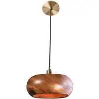 Invicta Hanglamp ALVA 25 cm, ijzer en acaciahout, naturel - 47026