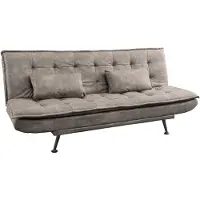 Invicta Slaapbank JAZZ 195 cm 3-zits microvezel taupe - 47526