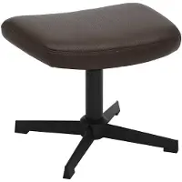 Invicta Kruk VOGUE 45 cm, draaibaar, kunstleer, bruin, met zwart metalen frame - 47721