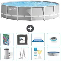 Intex Prism Frame Zwembad, rond - 427x107 cm - 7-delig, model S608