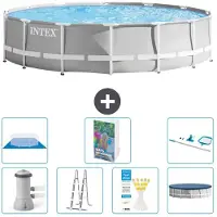 Intex Prism Frame Zwembad, rond - 427x107 cm - 6-delig, model S573