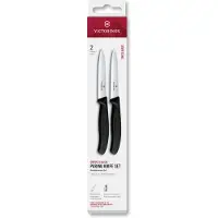 Victorinox Schilmesje glad+kartel zwart 10cm