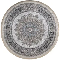 Muratap Star rond klassiek oosters vloerkleed wasbaar 160 cm rond