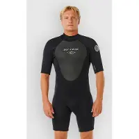 Rip Curl Omega Spring 2/2 Mm Fl Shorty Met Korte Mouwen En Rits Op De Rug