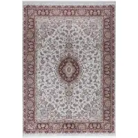 Muratap Star klassiek oosters vloerkleed wasbaar anti slip rood- 80x150 cm