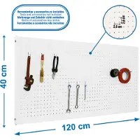 Simonwork (bancos De Trabajo) Panelclick +8 Gereedschapsbord 400x1200x35 Mm
