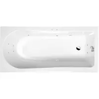 Polysan Lisa Whirlpoolbad, 150x70x47cm, Active Hydro, chroom