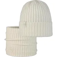 Buff - Knitted Beanie Norval - Muts One Size, grijs