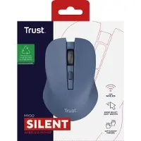 Trust Draadloze Stille Mydo Muis Eco Blauw