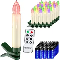 Monzana LED Kerstboomverlichting 30 stuks Multicolor incl Batterijen