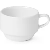 Hendi Koffiekop – Versterkte randen – Hotelporselein – 0,17L – Ø80mm – Wit