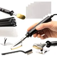 Rosfix Soldeerbout Ijzer Set - Plasticlassen en Egaliseren - Punt 50x24mm - Kabel 110cm