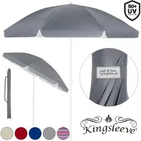 Kingsleeve Parasol Kreta Antraciet Ø200cm met kantelfunctie