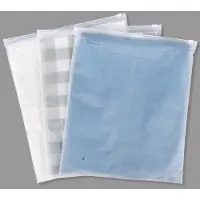 OEM Plastic reiskledinghoezen, 50 stuks, 30 x 35 cm, doorschijnend, met ventilatiegaten