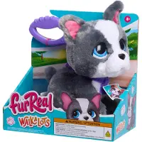 Furreal Walk-a-lots Bulldog French Interactive Teddy Grijs Kinderen