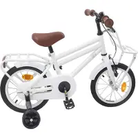 vidaXL Kinderfiets 14 Inch voor 3-5 jaar oud Wit