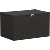 vidaXL Opbergbox Nonwoven stof 60 x 43 x 35 cm 90,3 L Antraciet