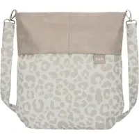 Zwei Schoudertas 'Olli' beige gemêleerd / offwhite