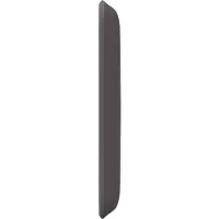 vidaXL Hoofdbord oor 2 pcs Grijs 40 x 16 x 5 cm Plywood en Faux Leer