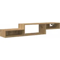 vidaXL Wand gemonteerd TV Kast Muurmontage Artisanaal eiken