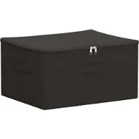 vidaXL Opbergbox Nonwoven stof 43 x 34 x 23 cm 33,6 L Antraciet
