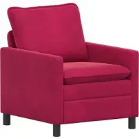 vidaXL Bank Wijnrood 76 x 81 x 87,5 cm Fluweel