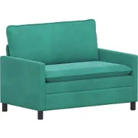 vidaXL Bank Turquoise 126 x 81 x 87,5 cm Fluweel
