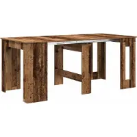 vidaXL Eettafel 180 x 85 x 75 cm Bewerkt hout Oud hout Rechthoekig