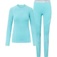 Viking Gaja Bamboo Lady Set Base Layer Blue Turquise XL Thermo ondergoed voor dames