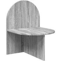 vidaXL Nachtkastje Grijs sonoma 48 x 49 x 65 cm Geconstrueerd hout