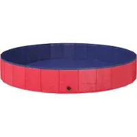 vidaXL Kinder Zwembad Ø200 x 30 cm Rond voor Kind voor Rood